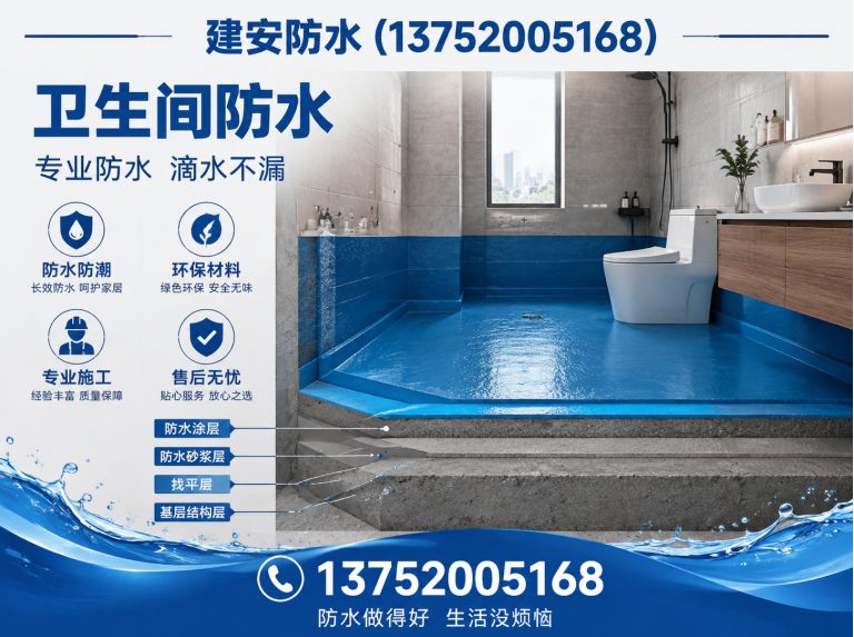 天津建安防水展示图